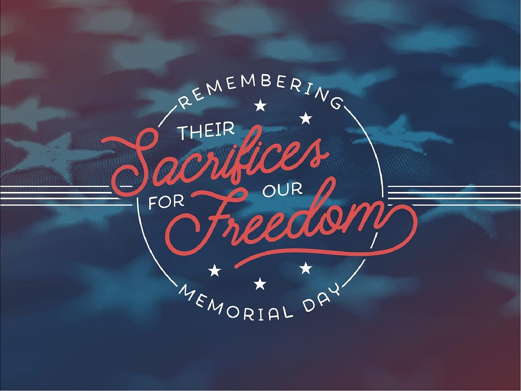 Remembering Their Sacrifices Memorial Day Church PowerPoint