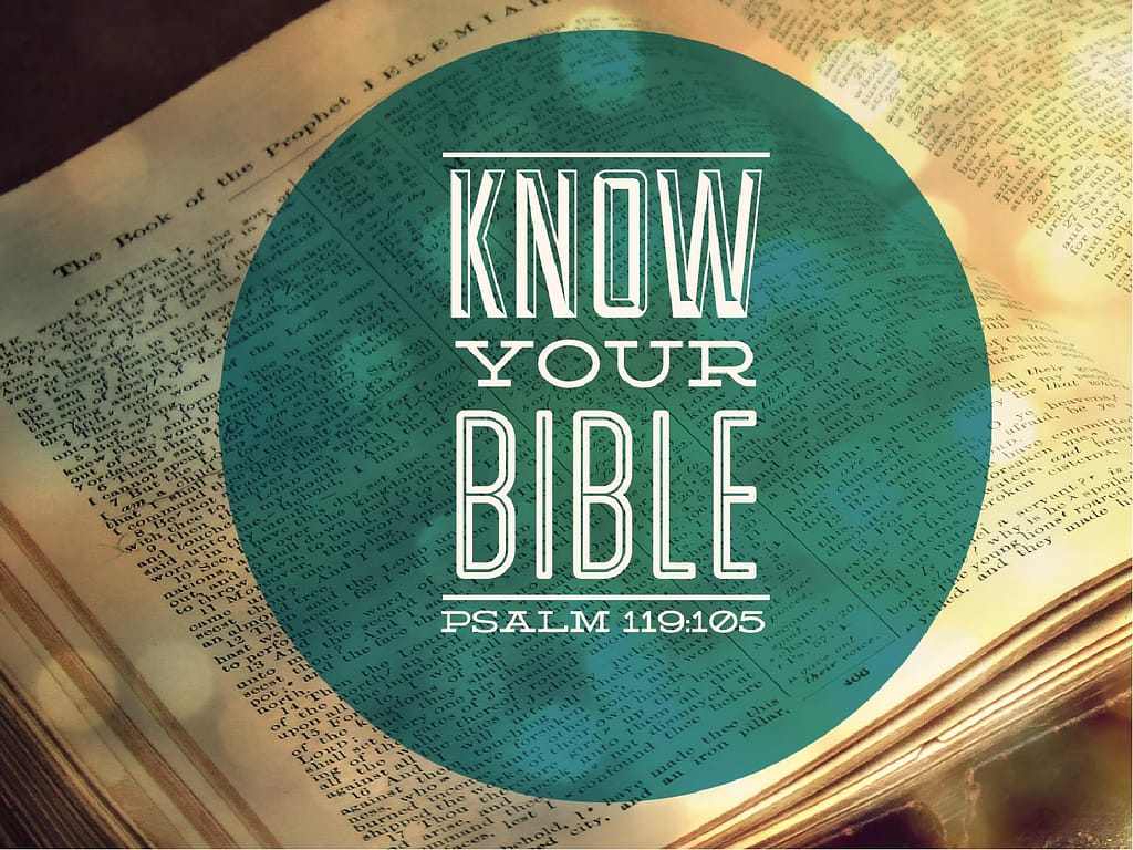 Know Your Bible PowerPoint Sermon