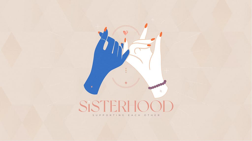 Sisterhood Church Title Graphic Women's Ministry