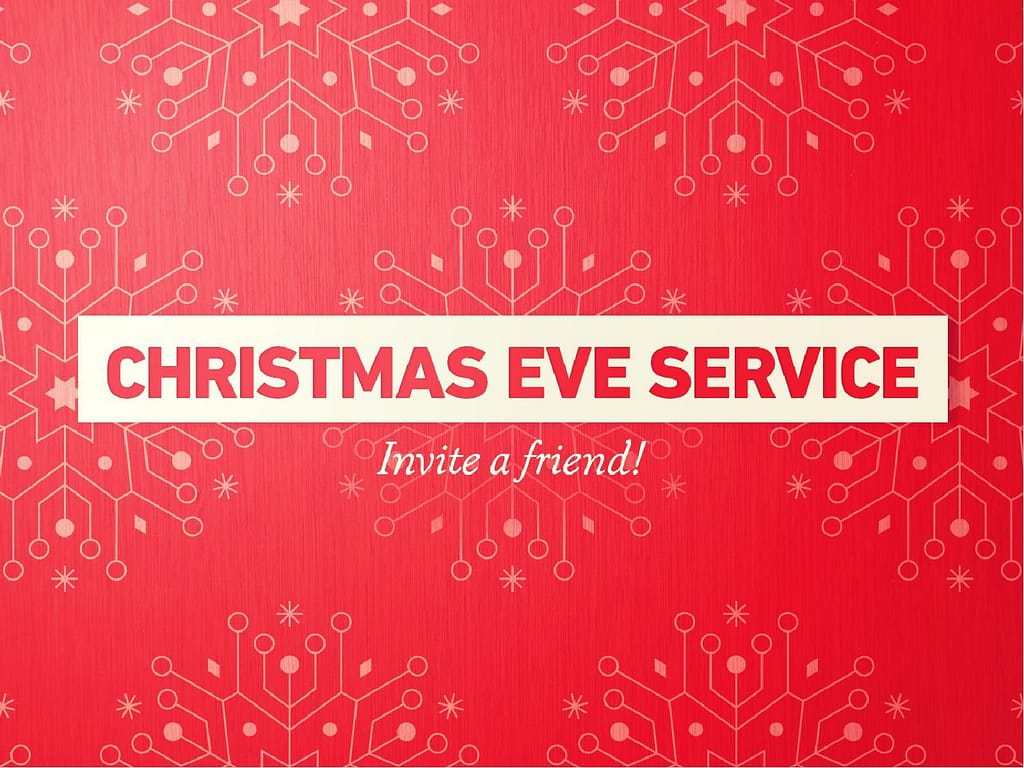 Snowflake Christmas Invitation Ministry PowerPoint