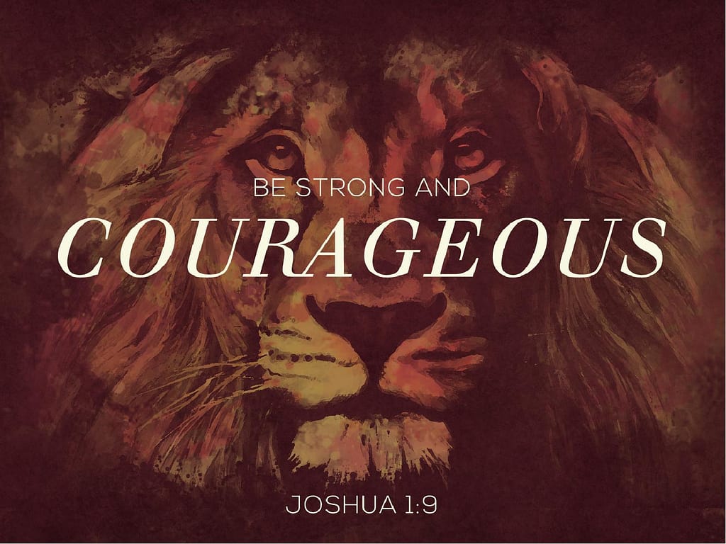 Be Strong and Courageous Church PowerPoint