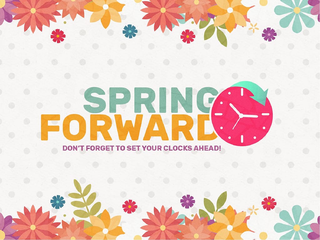 Daylight Saving Time Spring Forward PowerPoint