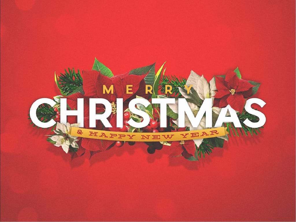 Merry Christmas Happy New Year Christian PowerPoint