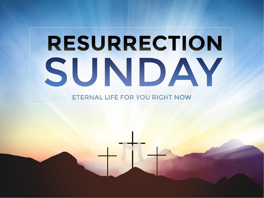 Resurrection Sunday Easter Graphics Ministry PowerPoint