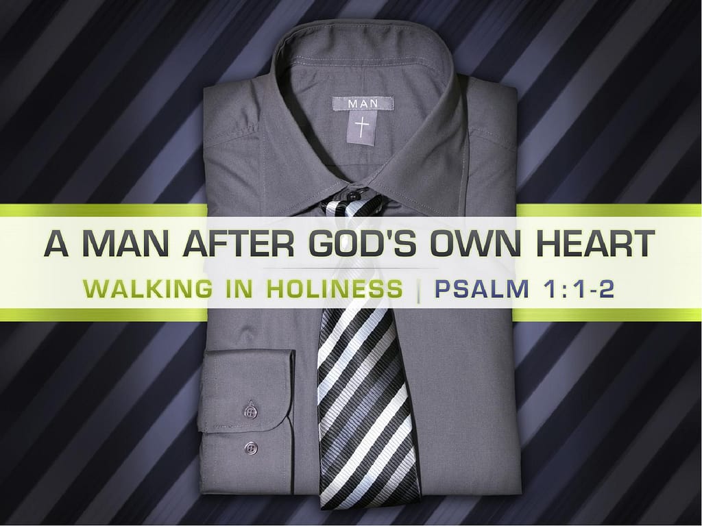 Man After God's Heart PowerPoint Template