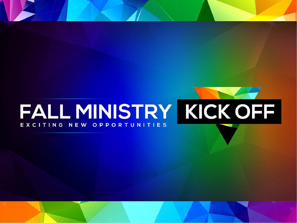 Fall Ministry Kick Off Church PowerPoint