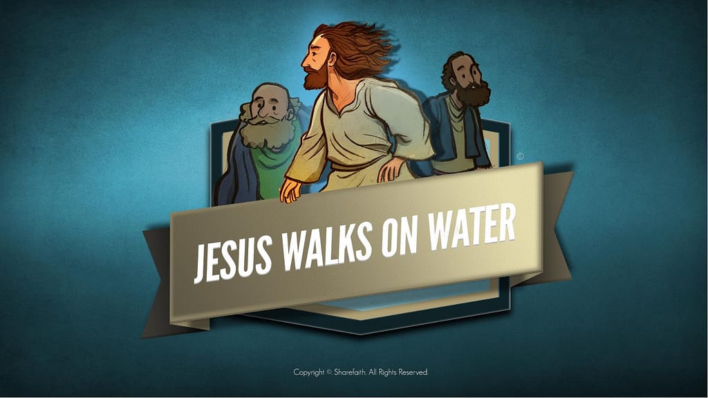 Jesus Walks On Water Kids Bible Story