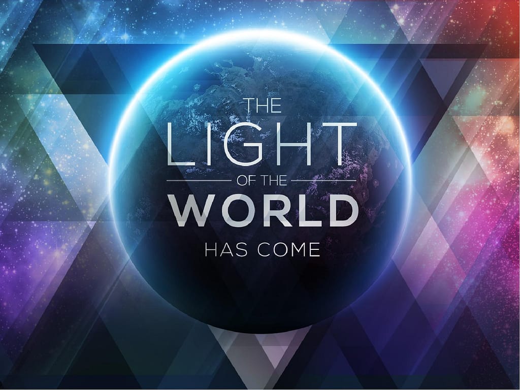 Light of the World Galaxy Religious PowerPoint