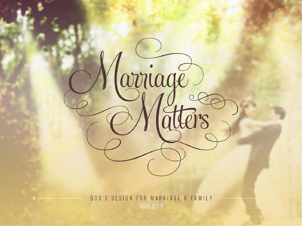 Marriage Matters Religious PowerPoint