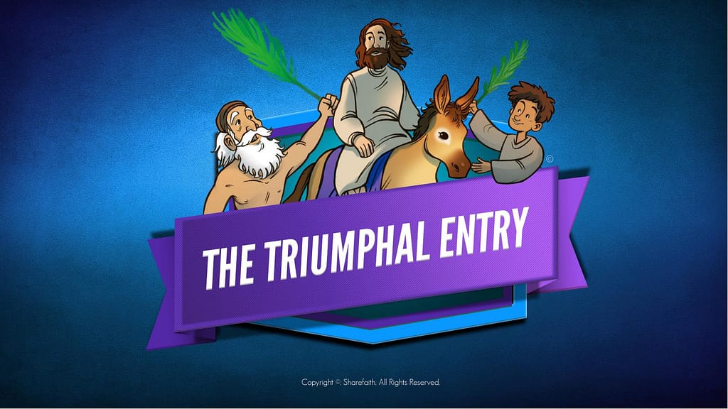 Luke 19 The Triumphal Entry Kids Bible Story