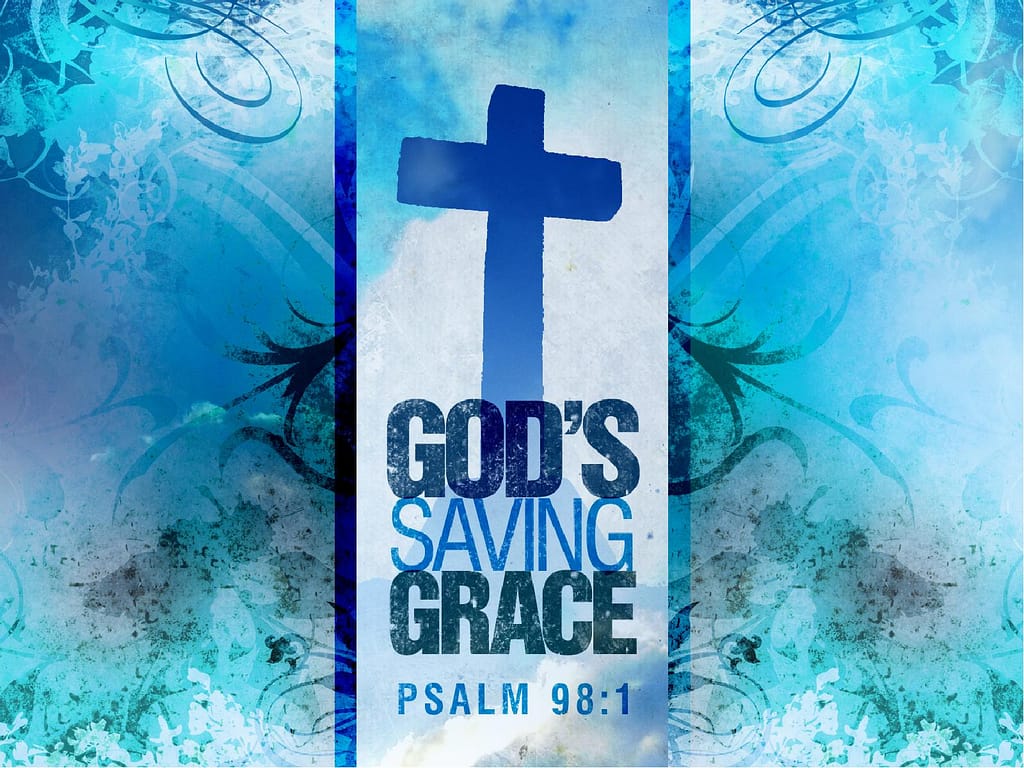 Blue Cross of Grace Easter PowerPoint