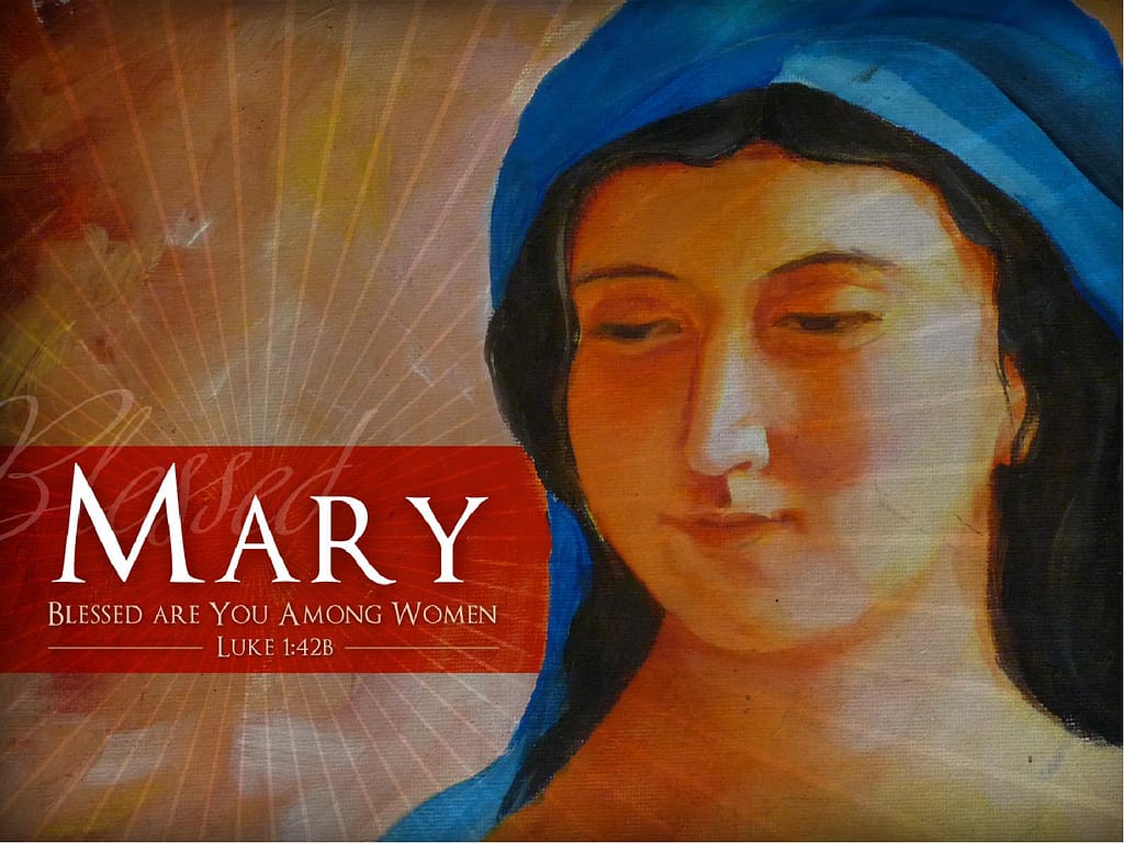 Mary Mother of Jesus Bible Women Of Faith PowerPoint Template