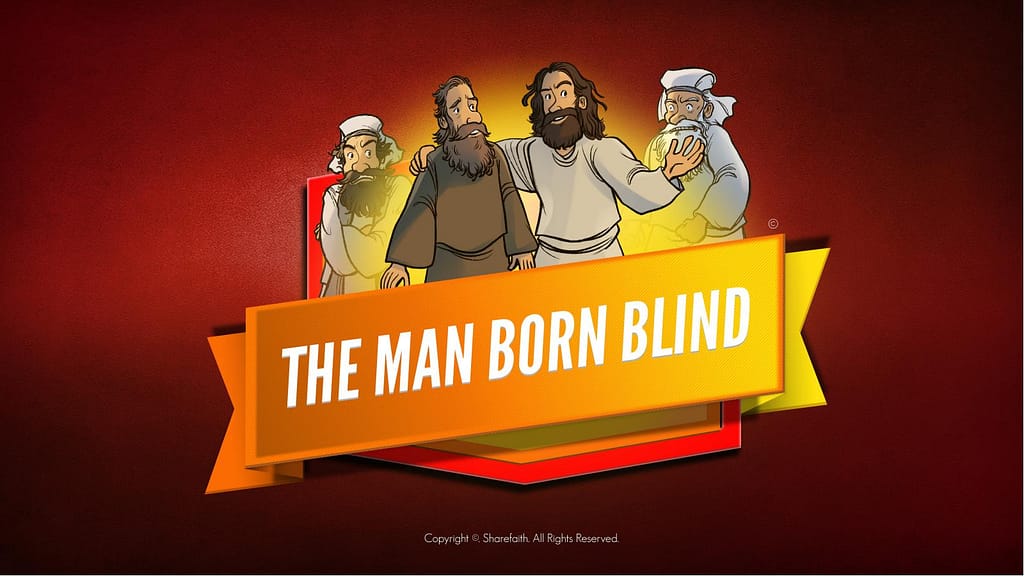 John 9 The Man Born Blind Kids Bible Story