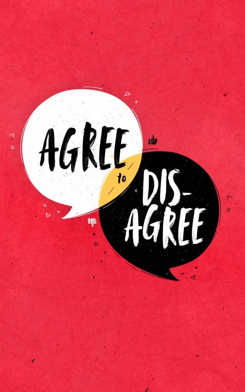 Agree to Disagree Title Graphics Set Bulletin Cover
