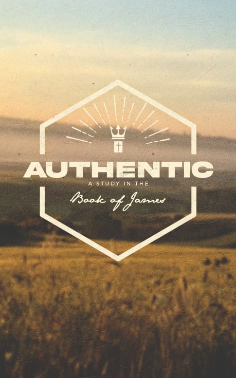 Authentic: A Study in the Book of James Bifold Bulletin Cover