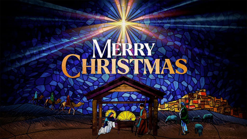 Stained Glass Collection by Lifescribe Media: Merry Christmas 1