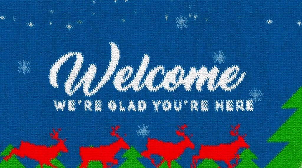 Ugly Christmas Sweater Collection by Twelve Thirty Media: Welcome