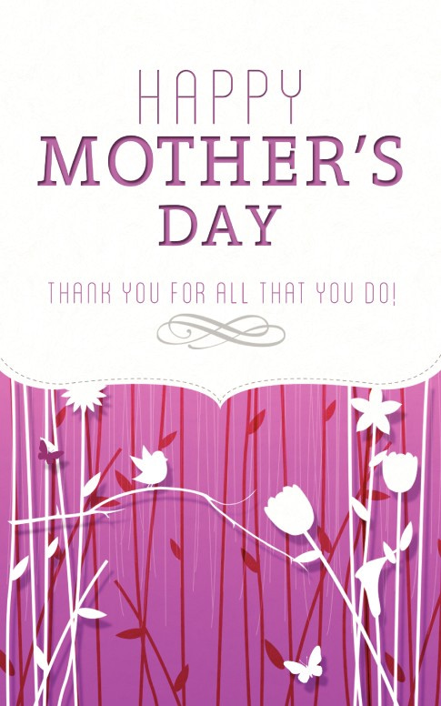Happy Mother's Day Church Bulletin
