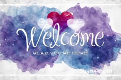 Love One Another Valentine's Day Church Welcome Video