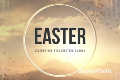 Abstract Mountain Easter Welcome Video