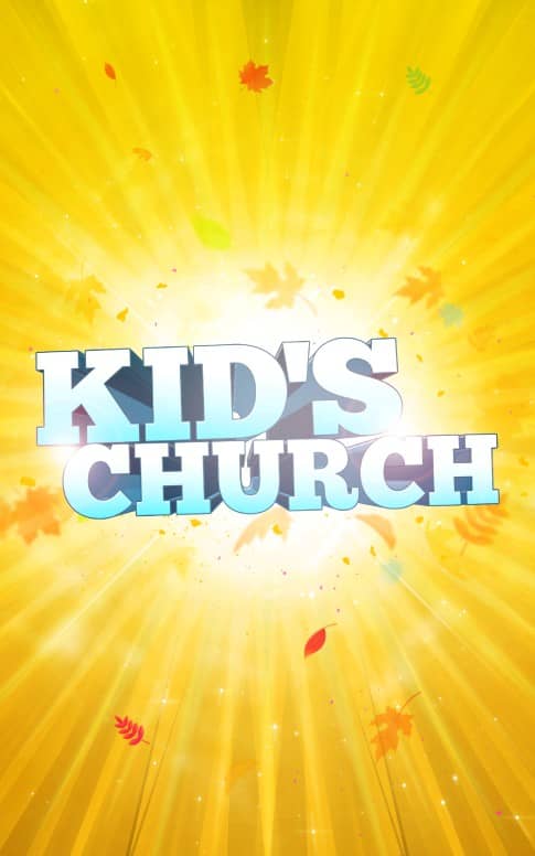 Kid's Church Religious Bulletin