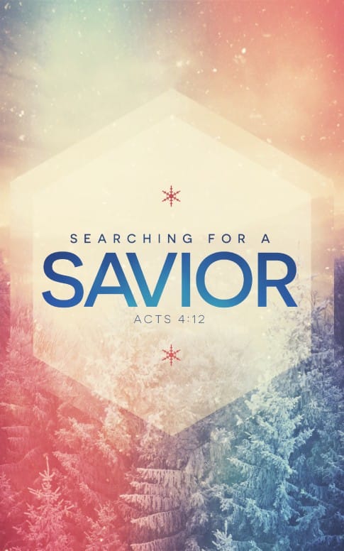 Searching for a Savior Christian Bulletin