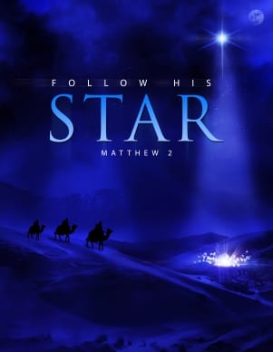 Follow His Star Christian Flyer