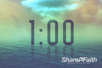 Following Jesus Christian One Minute Countdown Timer