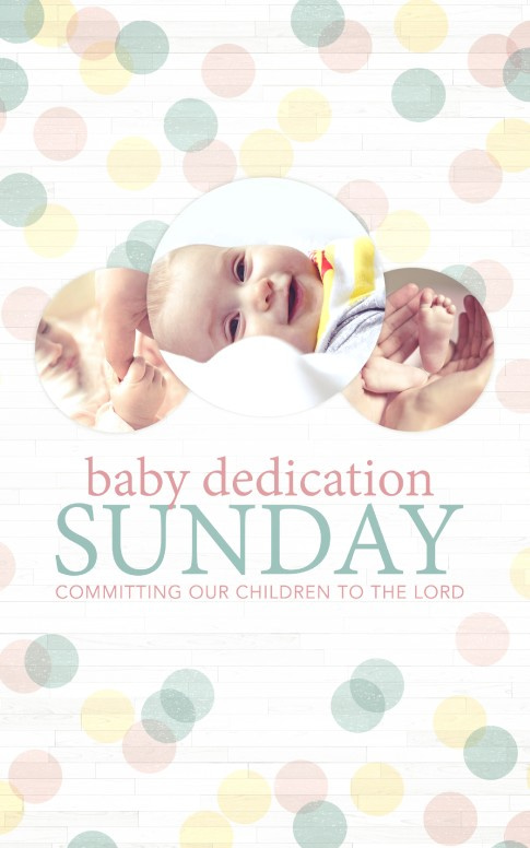 Baby Dedication Ministry Bulletin