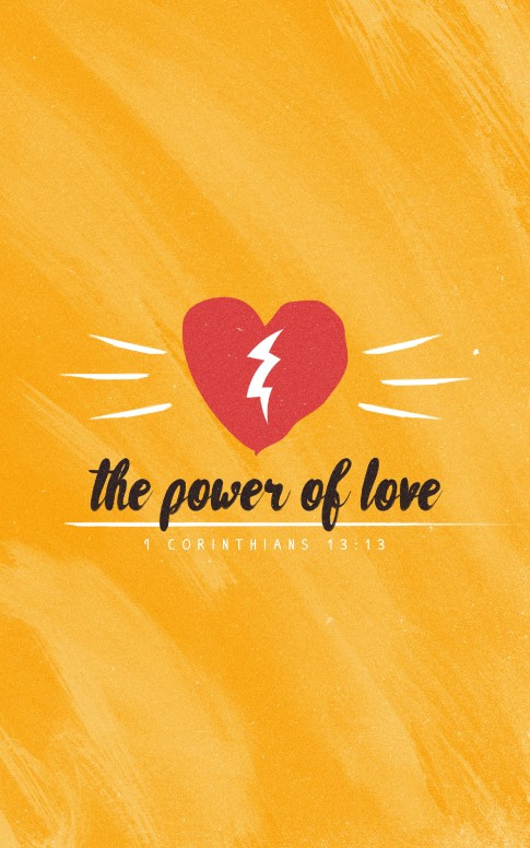 The Power of Love Valentine's Day Church Bulletin