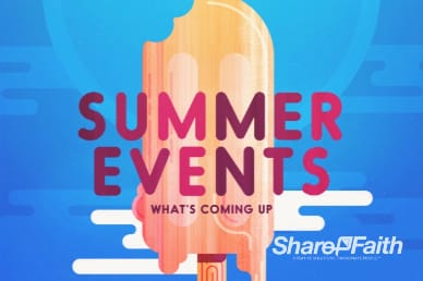 Church Summer Events Intro Video Loop