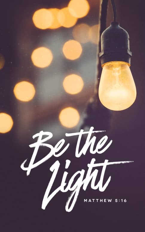 Be The Light Christian Church Bulletin