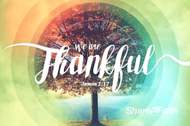 We Are Thankful Fall Title Motion Graphic