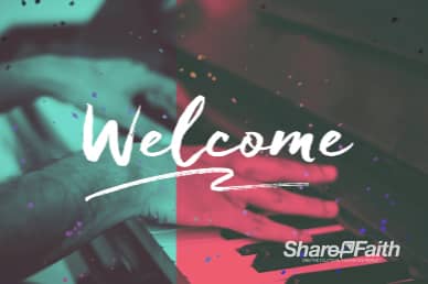 Sing to the Lord A New Song Welcome Church Motion Graphic
