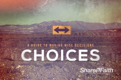 Making Wise Choices Title Video Loop