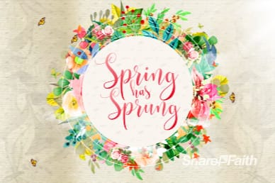 Spring Has Sprung Church Motion Graphic