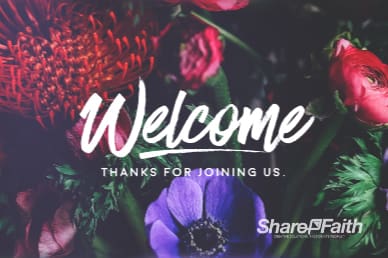 Mother's Day Flower Welcome Motion Graphic