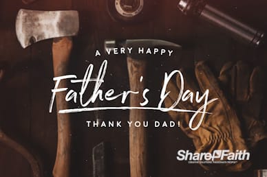 Working Dads Father's Day Church Motion Graphic
