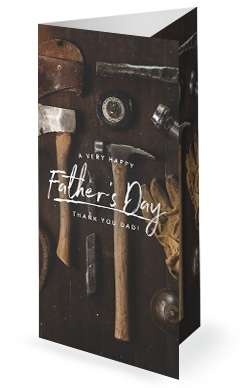 Working Dads Father's Day Church Trifold Bulletin