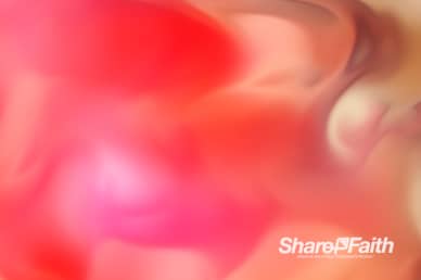 Red Paint Swirl Abstract Background Video