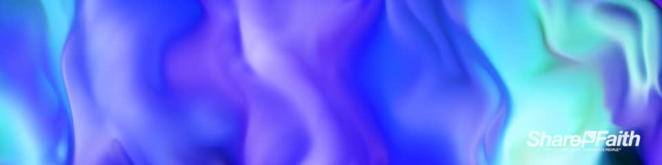 Blue Neon Paint Abstract Triple Wide Background Video