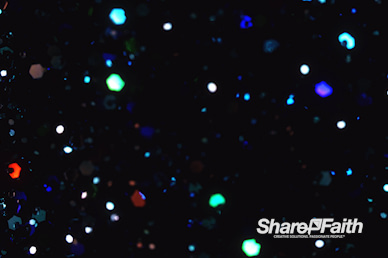 Sparkling Glitter Worship Video Loop