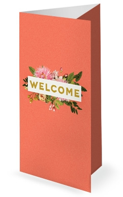 Mother's Day Flower Church Tri Fold Bulletin Cover