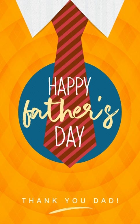 Happy Father's Day Argyle Church Bulletin Cover