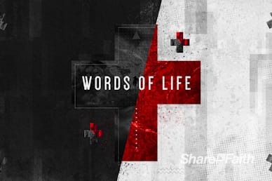 Words of Life John 3:16 Sermon Motion Graphic