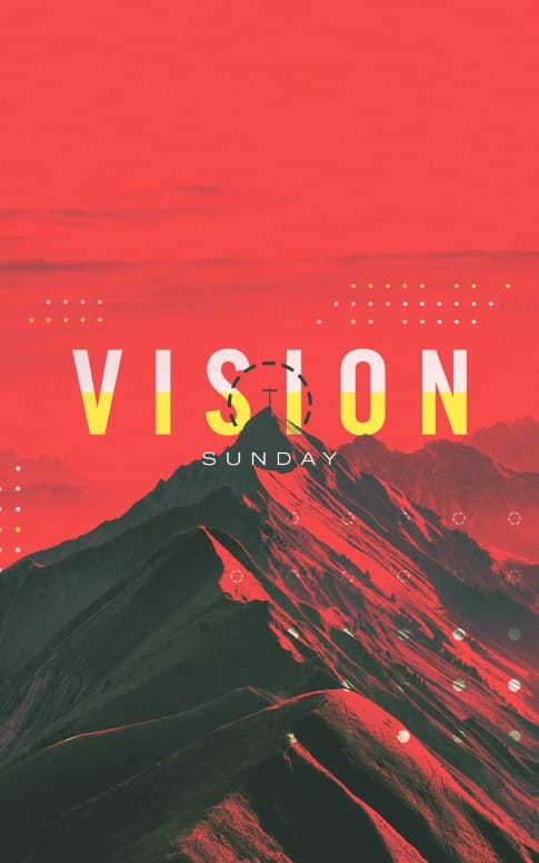Vision Sunday Red Mountains Church Bulletin