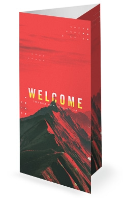 Vision Sunday Red Mountains Church Trifold Bulletin
