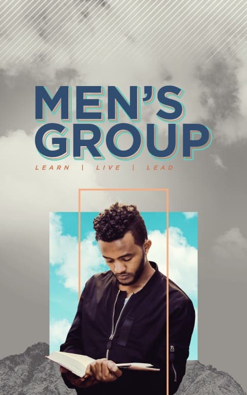 Men's Group Bible Study Bulletin Cover