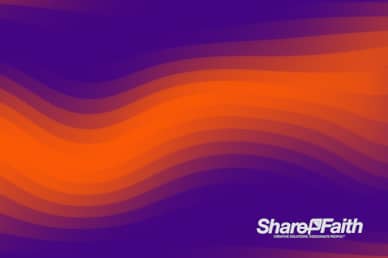 Orange Pixel Waves Motion Background