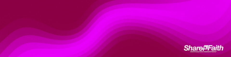 Pink Pixel Waves Triple Wide Motion Background